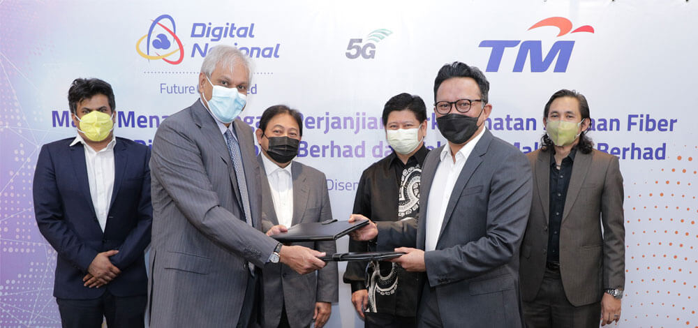 TM inks agreement with DNB to provide fibre connectivity in accelerating rollout of 5G network services nationwide