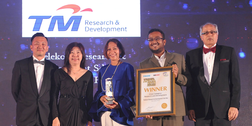 TM R&D wins prestigious MSC Malaysia APICTA 2018 for the innovation of Smart Safety Helmet