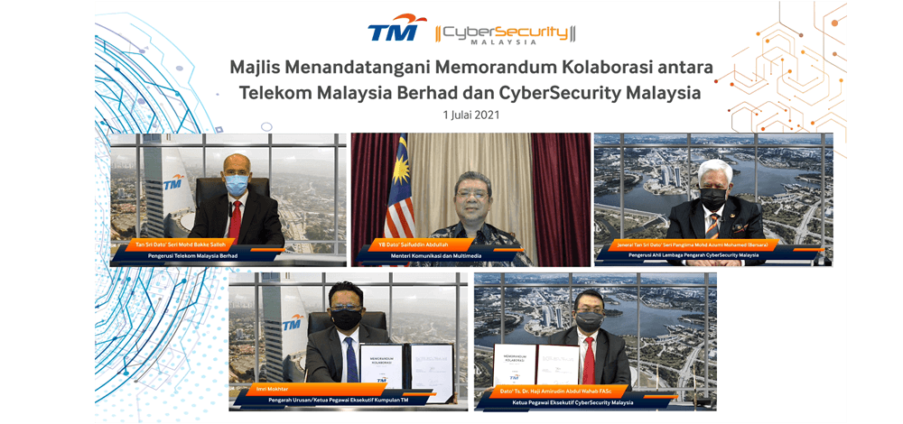 TM and Cybersecurity Malaysia join forces to strengthen national cyberspace resilience