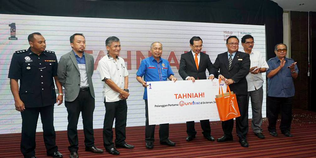 Communities in Sri Aman can now enjoy TM’s unifi high speed broadband service