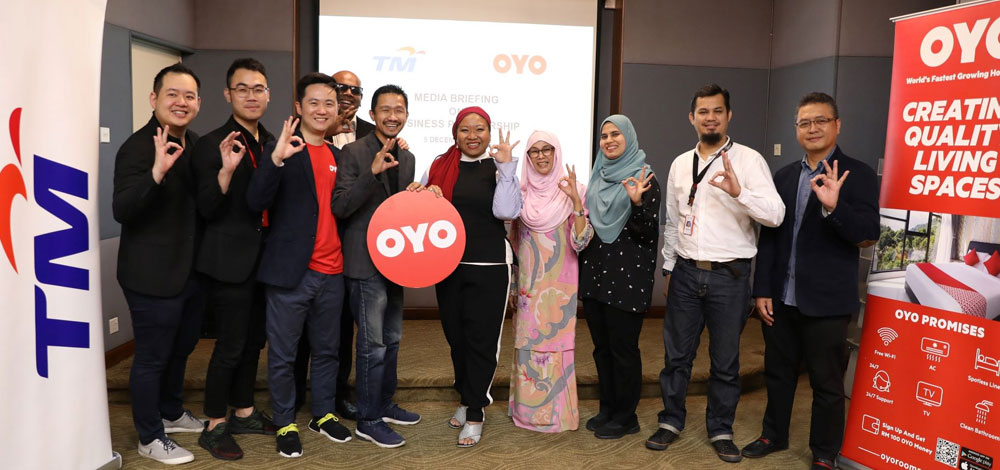 TM and OYO Malaysia collaborate to provide guests with an enhanced connected staying experience