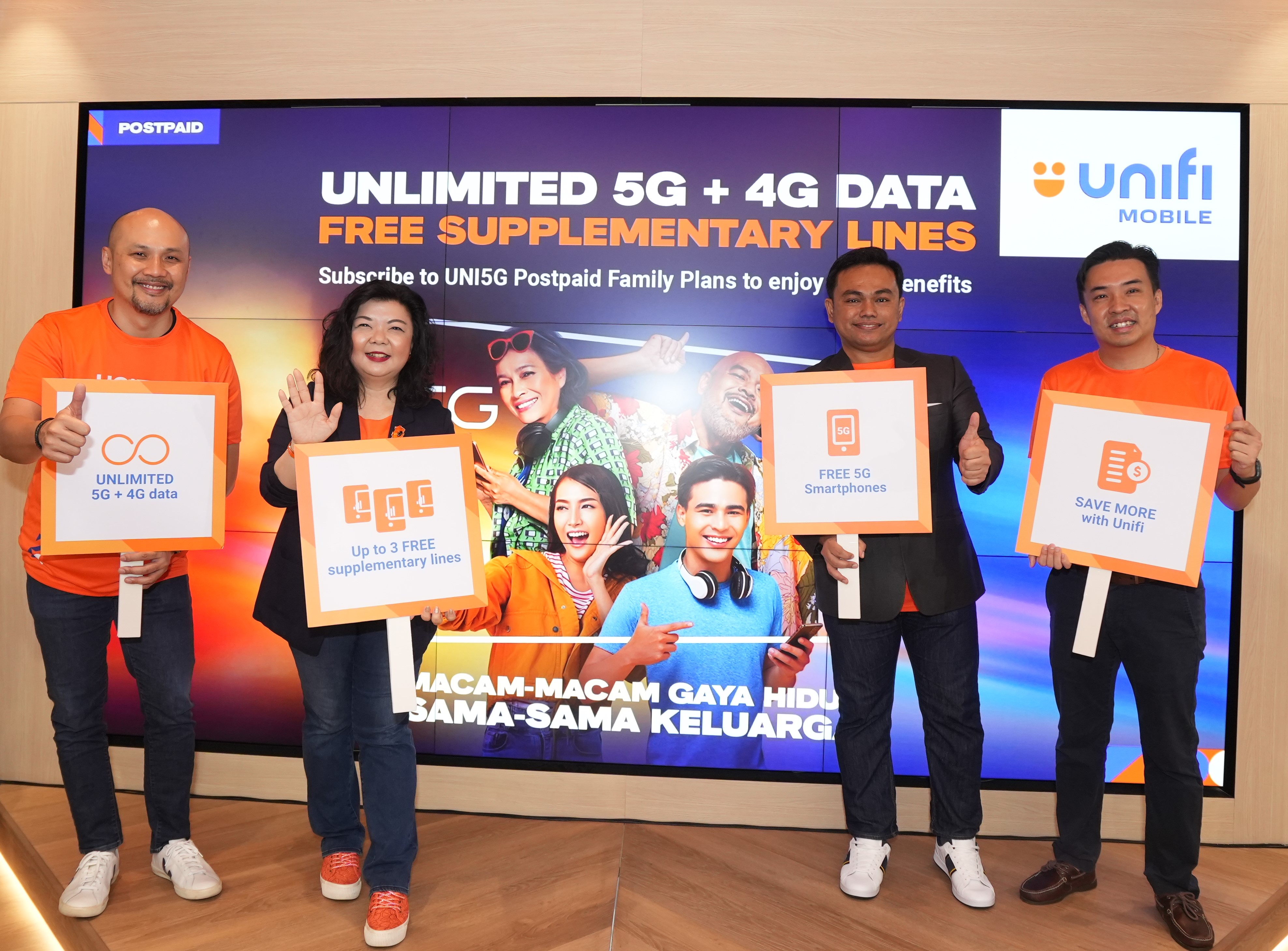 UNIFI’S NEW UNSTOPPABLE UNI5G POSTPAID PLANS DELIVER BEST CONVERGENCE EXPERIENCE FOR ALL MALAYSIANS