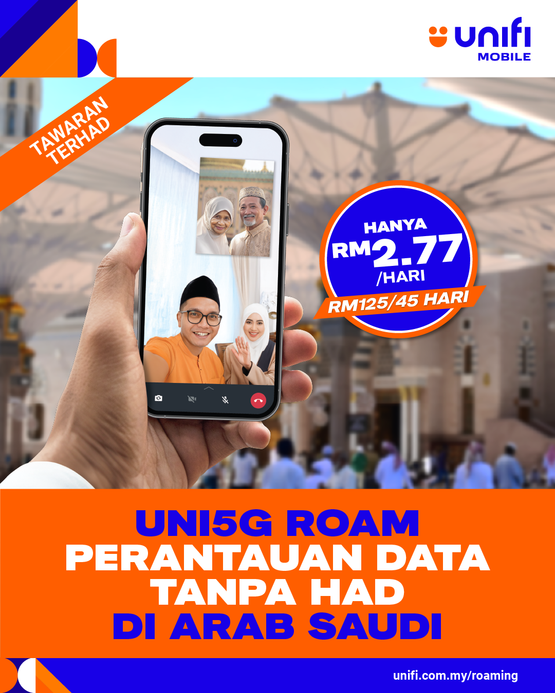 UNIFI MOBILE OFFERS OVER 32K FREE PREPAID SIM CARDS FOR MALAYSIAN HAJJ PILGRIMS